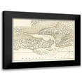 thumbnail image 1 of Jefferys 14x11 Black Modern Framed Museum Art Print Titled - St Augustine Florida - Jefferys 1762, 1 of 5