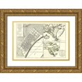 thumbnail image 1 of Jefferys 32x23 Gold Ornate Wood Framed with Double Matting Museum Art Print Titled - New Orleans Louisiana - Jefferys 1759, 1 of 4