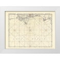 thumbnail image 1 of Jefferys 32x25 White Modern Wood Framed Museum Art Print Titled - Louisiana and West Florida Coast - Jefferys 1768, 1 of 4