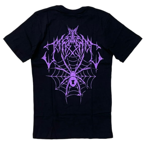 Jeffree Star Men's Exclusive Halloween Black Widow Spider Tee T-Shirt (Small, Black)