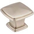 thumbnail image 1 of Jeffrey Alexander Milan 1 1-3/16 Inch Diameter Satin Nickel Cabinet Knob 1091SN, 1 of 7