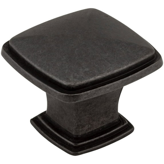 Jeffrey Alexander 1091 Milan 1-3/16" Contemporary Stepped Square Cabinet Knob / Drawer