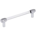 thumbnail image 1 of Jeffrey Alexander 128 mm Center-to-Center Polished Chrome Carmen Cabinet Bar Pull, 1 of 7
