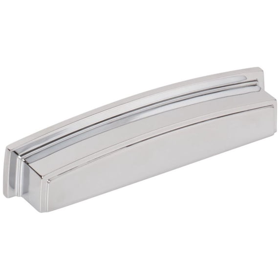 Jeffrey Alexander 141-128 Renzo 5-1/16" Center To Center Contemporary Square Cabinet Cup