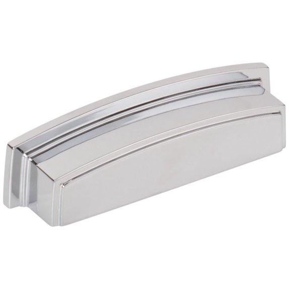 Jeffrey Alexander 141-96 Renzo 3-3/4" Center To Center Squared Contemporary Rectangular