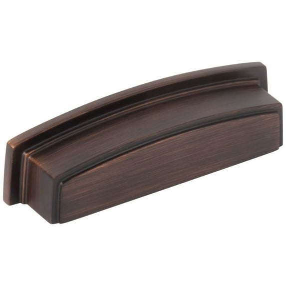 Jeffrey Alexander 141-96 Renzo 3-3/4" Center To Center Squared Contemporary Rectangular