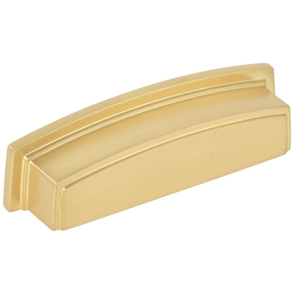 Jeffrey Alexander 141-96 Renzo 3-3/4" Center To Center Squared Contemporary Rectangular