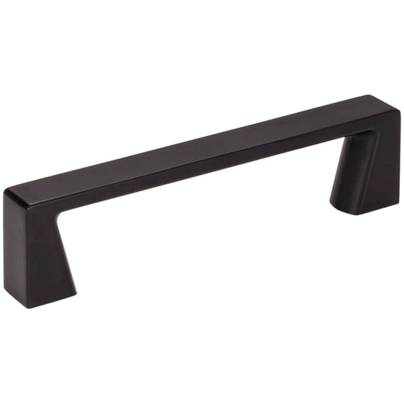 Jeffrey Alexander 177-96 Boswell 3-3/4" Center To Center Angled Square Cabinet Handle /