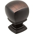 thumbnail image 1 of Jeffrey Alexander 188L Katharine 1" Square Cabinet Knob - Bronze, 1 of 7