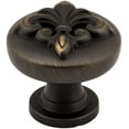 thumbnail image 1 of Jeffrey Alexander 218 Lafayette 1-3/8" Fleur De Lis Lily French Inspired Round Cabinet, 1 of 4