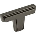 thumbnail image 1 of Jeffrey Alexander 259 Lexa 2" Rectangular Retro Glam "T" Bar Linear Cabinet Knob / Drawer, 1 of 7