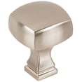 thumbnail image 1 of Jeffrey Alexander 278 Audrey 1-1/8" Elegant Soft Square Cabinet Knob / Drawer Knob -, 1 of 7
