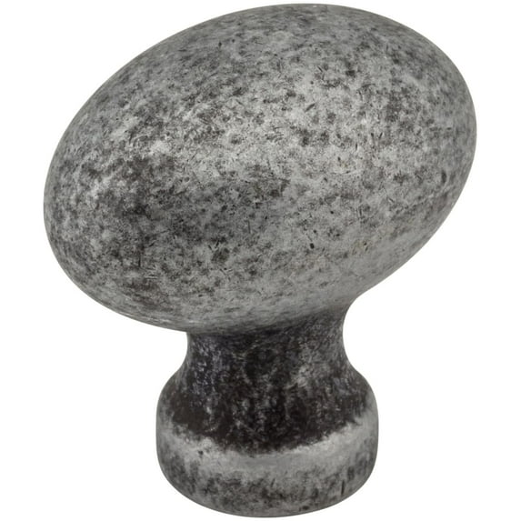 Jeffrey Alexander 3990 Bordeaux 1-3/16" Classic Egg Oval Cabinet Knob / Drawer Knob -