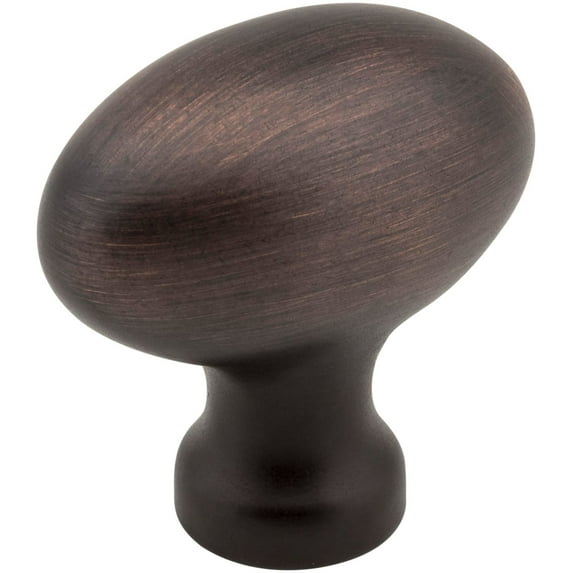 Jeffrey Alexander 3991 Lyon 1-9/16" Oval Egg Classic Cabinet Knob / Drawer Knob - Bronze