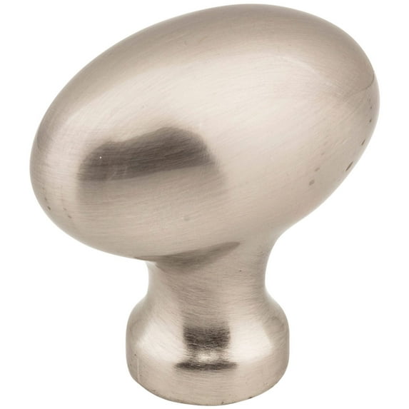 Jeffrey Alexander 3991 Lyon 1-9/16" Oval Egg Classic Cabinet Knob / Drawer Knob - Nickel