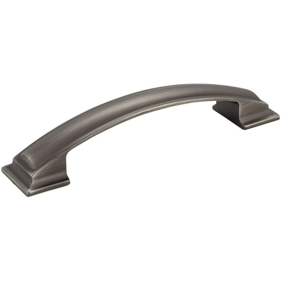 Jeffrey Alexander Annadale 5-1/16 Inch Center to Center Brushed Pewter Cabinet Pull 435-128BNBDL