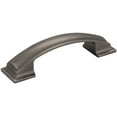 thumbnail image 1 of Jeffrey Alexander 435-96 Annadale 3-3/4" Wide Arch Bow Cabinet Handle / Drawer Pull - Grey, 1 of 7