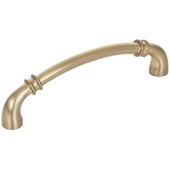 Jeffrey Alexander 445-128 Marie 5-1/16" Center To Center Regal Glam Luxury Cabinet Handle