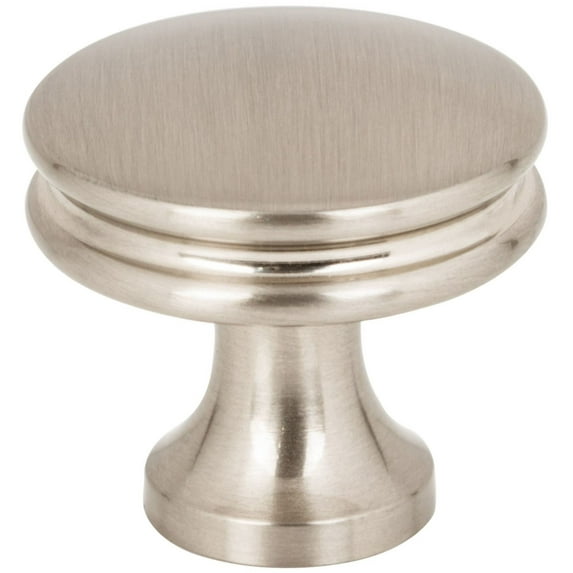 Jeffrey Alexander 445 Marie 1-1/4" Round Concave Edge Flat Mushroom Cabinet Knob / Drawer