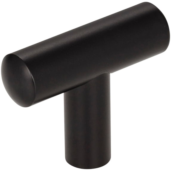 Jeffrey Alexander 48 Key West 1-7/8" "T" Bar Cabinet Knob / Drawer Knob - Black