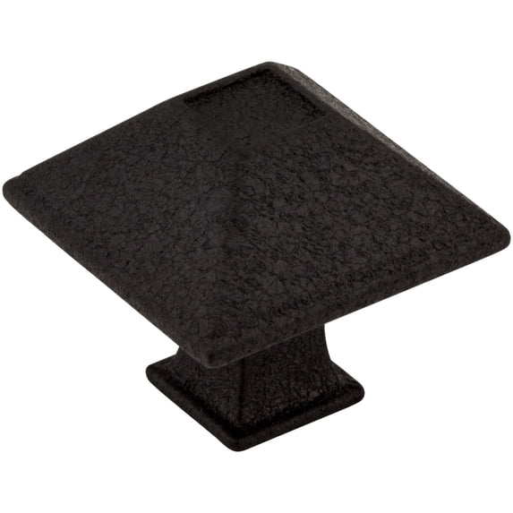 Jeffrey Alexander 602S Tahoe 1-1/4" Square Pyramid Rustic Cabinet Knob / Drawer Knob -
