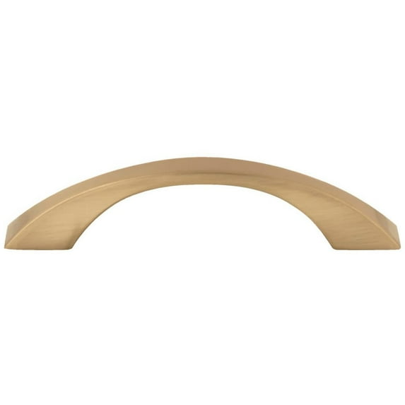 Jeffrey Alexander 767-96 Philip 3-3/4" Center To Center Sleek Arch Bow Cabinet Pull /
