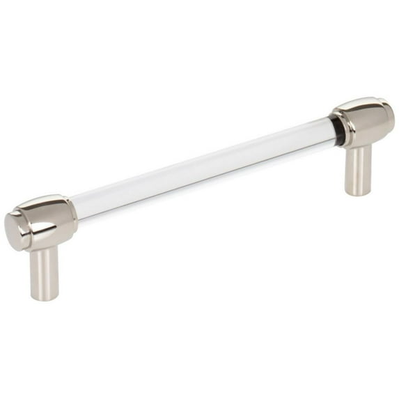 Jeffrey Alexander 775-128 Carmen 5-1/16" (128 Mm) Center To Center Glam Clear Acrylic Bar