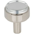 thumbnail image 1 of Jeffrey Alexander 775 Carmen 1-1/8" Glam Industrial Round Flat Clear Acrylic Mushroom, 1 of 5
