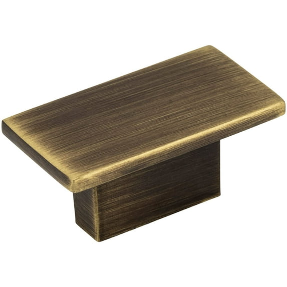Jeffrey Alexander 81021 Mirada 1-9/16" Rectangular Flat T Cabinet Handle / Drawer Pull -