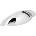 thumbnail image 1 of Jeffrey Alexander Lyon Cabinet Cup Pull 3" C/C - Polished Chrome 8233PC, 1 of 7