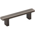 thumbnail image 1 of 10 pack hardware resources 867-3bnbdl anwick cabinet pull 4 5/16" brushed pewter, 1 of 7
