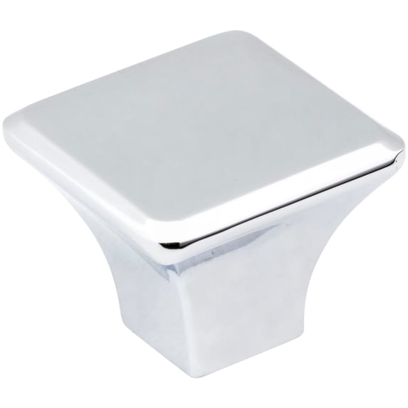 1-1/4" Square Marlo Knob - Polished Chrome