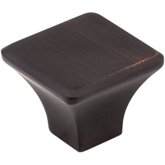 Jeffrey Alexander 972L Marlo 1-1/4" Contemporary Curved Square Cabinet / Drawer Knob -