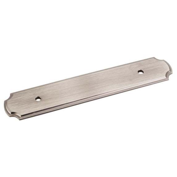 Jeffrey Alexander B812-96 3-3/4" Center To Center Cabinet Pull Backplate - Grey