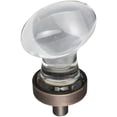 thumbnail image 1 of Jeffrey Alexander G110 Harlow 1-1/4" Oval Glam Egg Glass Cabinet Knob / Drawer Knob -, 1 of 7