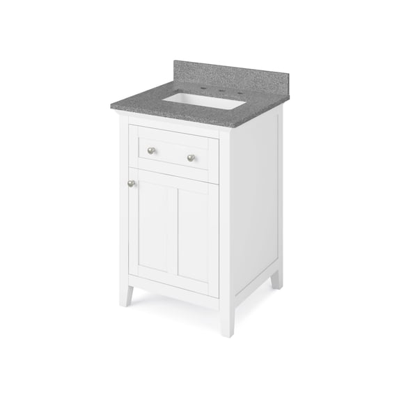 Jeffrey Alexander Vkitcha24 Chatham 24" Free Standing Single Sink Bath Vanity - White /