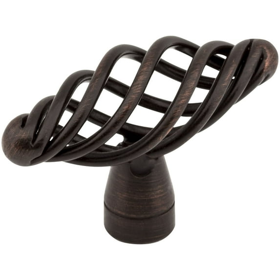 Jeffrey Alexander Zurich 2 Inch Diameter Dark Brushed Antique Copper Cabinet Knob I350-DBAC