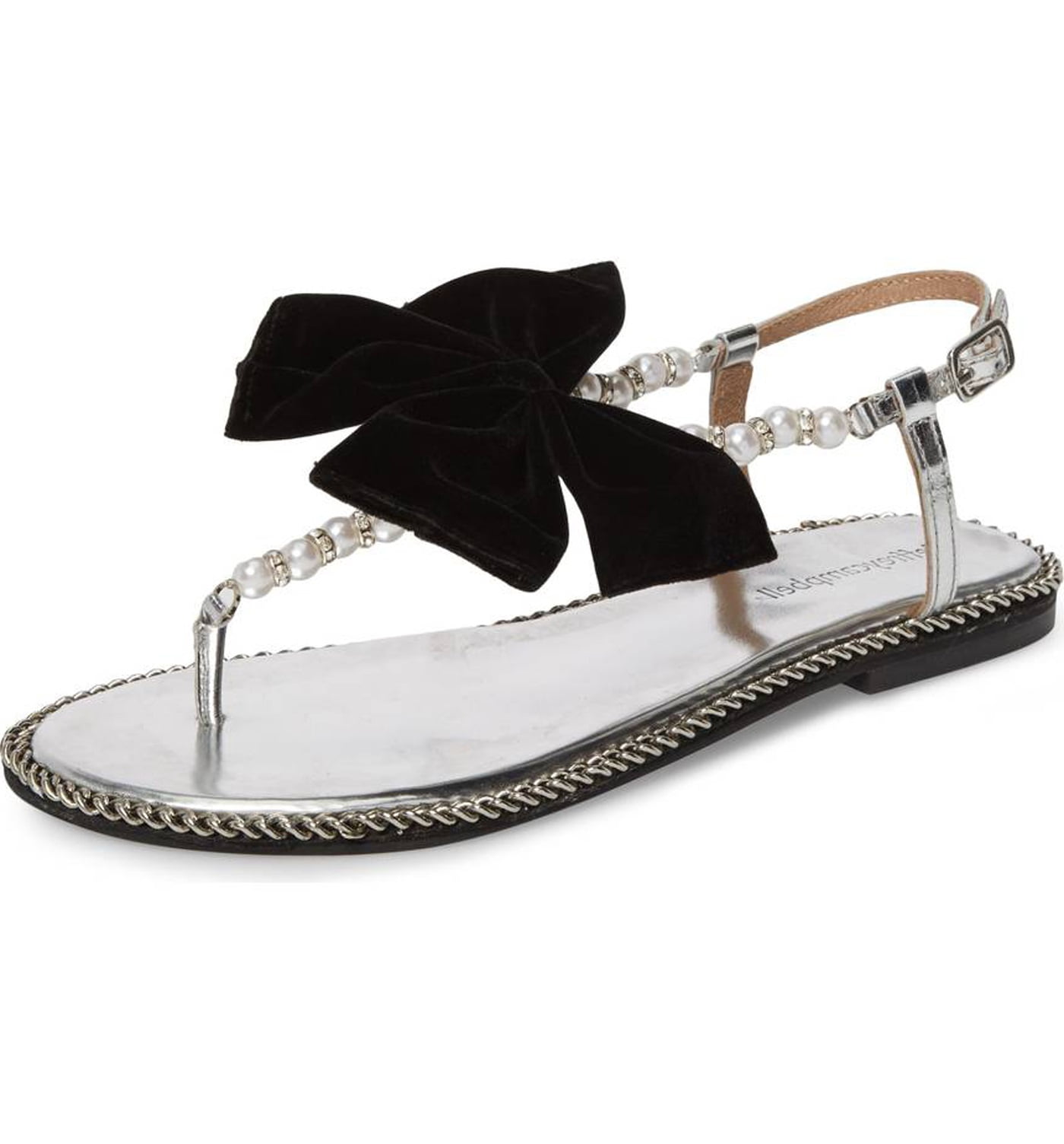 Double Bow Thong Sandals main image 0