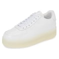 thumbnail image 1 of Jeffrey Campbell COURT Sneakers Lace Up Platfrom Tennis Shoes (10, WHITE WHITE), 1 of 4