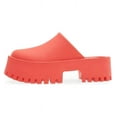 thumbnail image 1 of Jeffrey Campbell Clogge Red Fashion Slip On Chunky Platform Mule Clog Sandals (Red, 9), 1 of 7