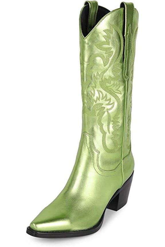 Women's Dagget Metallic Western Boot Snip Toe - DAGGET-GR 7 M US