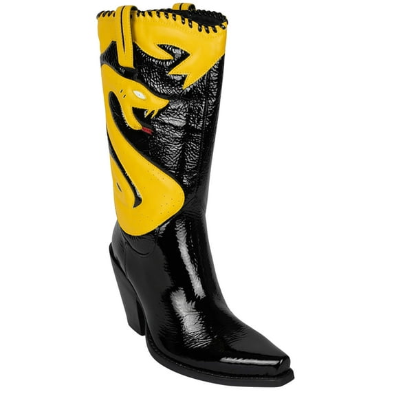 Jeffrey Campbell Women's Killer Cobra Synthetic Western Boot Snip Toe - KLRCOBRA-2 6 M US