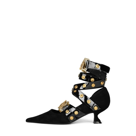 Jeffrey Campbell LEOS Ankle Wrap Kitten Heel Pump 6 M New