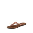 thumbnail image 1 of Jeffrey Campbell MALIA-2 Flip Flop Blush Suede Sandal Slip On Slides Mules (Blush, 6), 1 of 1