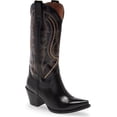 thumbnail image 1 of Jeffrey Campbell RANCHER-MD Mid-shaft embroidered  western boot BLACK (7, BLACK), 1 of 6