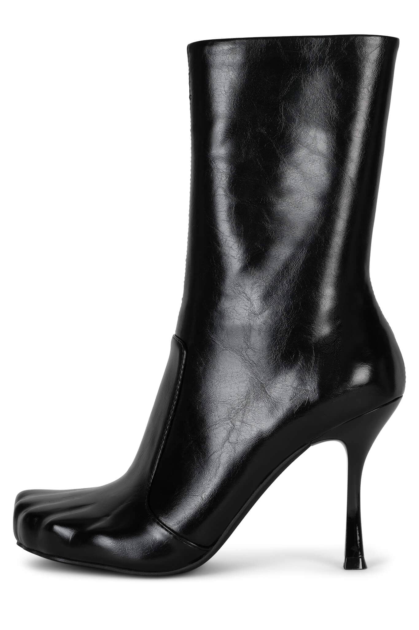 Jeffrey Campbell Visionary Black Foot Toe Stiletto Bootie Ankle