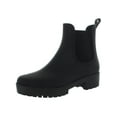 thumbnail image 1 of Jeffrey Campbell Womens Cloudy Platform Chelsea Rain Boots Black 9 Medium (B,M), 1 of 2