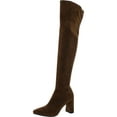 thumbnail image 1 of Jeffrey Campbell Womens Parisah 2 Faux Suede Pointed Toe Over-The-Knee Boots, 1 of 3