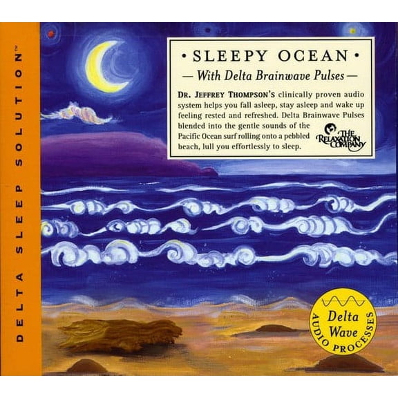 Jeffrey D. Thompson - Sleepy Ocean with Delta Brainwave Pulses - Music & Performance - CD