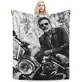 thumbnail image 1 of Jeffrey Dean Morgan Blanket Soft and Warm Lightweight Fluffy Throws Blankets Rug Carpet Gift for Beach Yoga Bedroom Living Room Decoration Sofa Camping Trip Dorm Decor All Season, 1 of 1